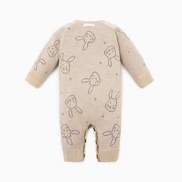 Комбинезон вязаный Крошка Я Зайчики, рост 80-86 см  фото 5