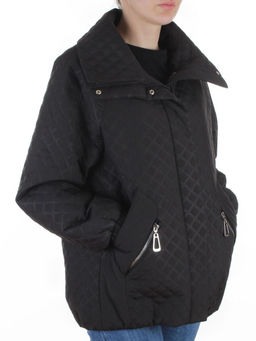 BM8819 BLACK Куртка демисезонная женская (50 гр. синтепон)