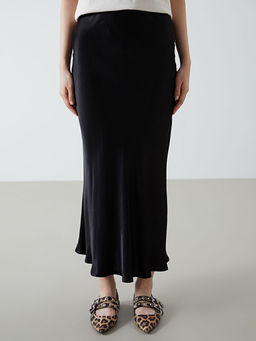 Dar Fit Saten Kad?n Etek