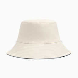 Панама двусторонняя унисекс MINAKU, цвет голубой, молочный, размер 56