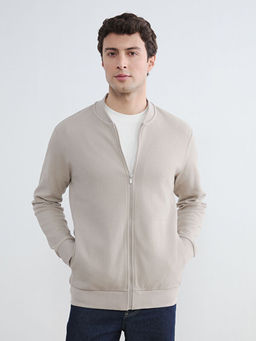 Kolej Yaka Erkek Fermuarl? Sweatshirt