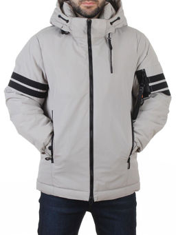 D6821 LT. GRAY Куртка мужская зимняя (200 гр. холлофайбер)