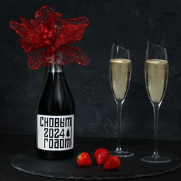 Украшение на бутылку Счастье - Страна карнавалия фото 2