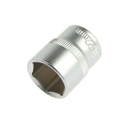 Головка торцевая шестигранная ТУНДРА, под квадрат 1/2", 22 мм, CrV 1123560