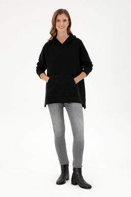 Женский черный свитшот Неожиданная скидка в корзине - U.s. polo assn фото 4