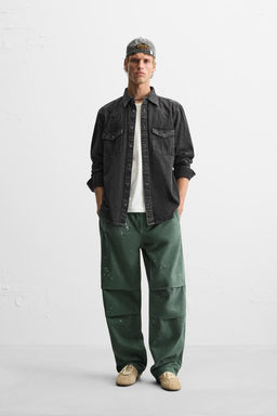 WESTERN DENIM SHIRT WITH POCKETS - Zara фото 10