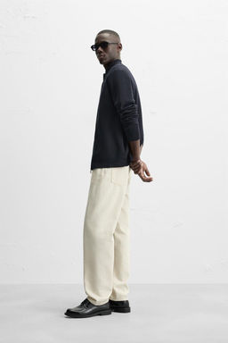 MOCK NECK CARDIGAN WITH ZIP - Zara фото 4