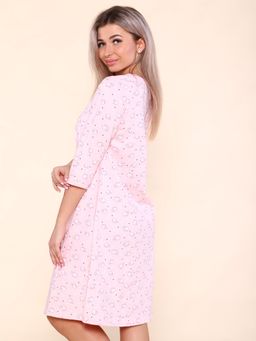 М280 Сорочка теплая футер Арина (розовые барашки) - Иванушка-трикотаж фото 6