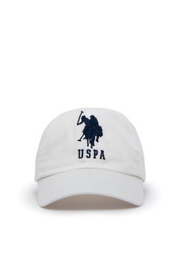 Шляпа U.S. Polo Assn Pedro Kids белая из хлопка
