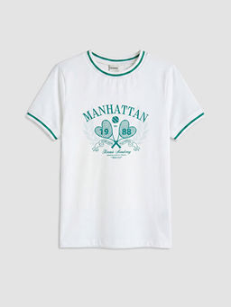 Manhattan Bask?l? K?z ?ocuk Ti??rt