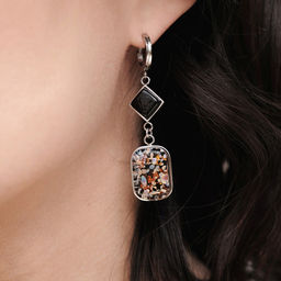 Серьги из муранского стекла