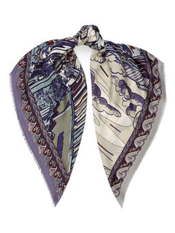 Платок жен. шелк+шерсть+мод 120х120 E16-7273-09