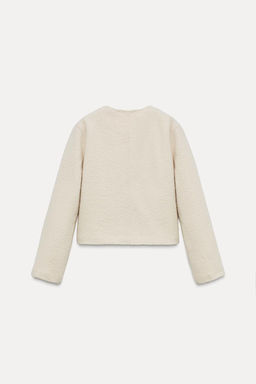 BOUCLE BUTTON JACKET - Zara фото 6
