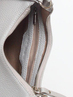 Женская кожаная сумка Richet 3167LN 334 Серый