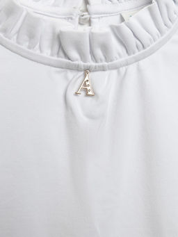 ACOOLA / Блузка детская для девочек Kolett белый  фото 4