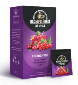 Необычайный Premium/ Красные ягоды /чай черный с ярл вес 1,5 г*25 пак (Рязанская ЧФ)