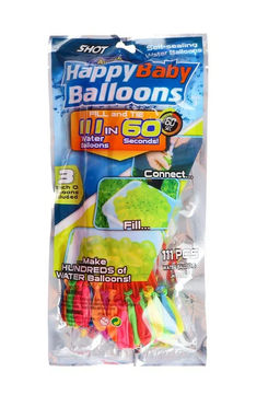 Игровой набор Buro Balloon Wars водные шарики-бомбочки набор 111 штук 31×15×3 см  фото 2