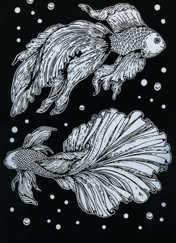 Hobbius GHPB-07 Набор для творчества Гравюра-блокнот 14 x 20 см Безбрежный океан  фото 6