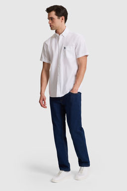 Erkek Beyaz K_sa Kollu G_mlek - U.s. polo assn фото 4