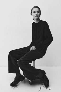 Blusa con peplo y volantes - H&m фото 3