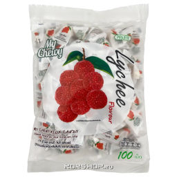 Молочные ириски с желейной начинкой Личи My Chewy, Китай, 360 г