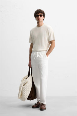 COMFORT FIT JOGGER WAIST TROUSERS - Zara фото 27