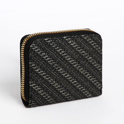 Кошелёк на молнии Сердце, чёрный