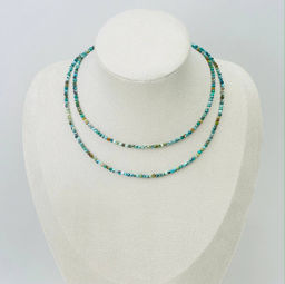 Украшение- трансформер (колье/браслет) из Бирюзы от 16 см - Радуга самоцветов фото 2