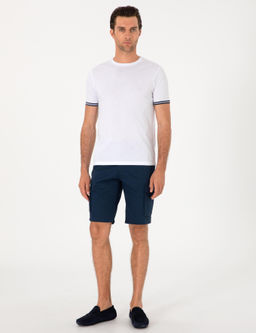 Lacivert Comfort Fit %100 Pamuk Bermuda _ort - Cacharel фото 3