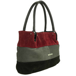 0693 Черный/Серый/Красный/Замша - Alessandro birutti фото 5