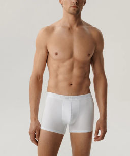 ATLANTIC 3MH-011 Трусы шорты Solid - набор 3 шт. белый  фото 2