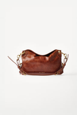 BOLSO PIEL DE HOMBRO WILLY CHAVARRIA X ZARA / Tostado oscuro фото 2