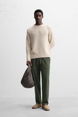 RELAXED FIT JOGGER WAIST TROUSERS - Zara фото 3