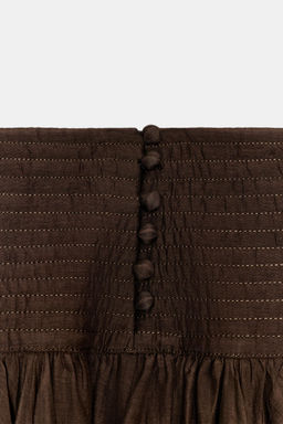 ZW COLLECTION VOLUMINOUS MIDI SKIRT - Zara фото 8