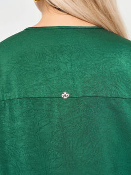 Блузка 0123-8а тёмно-зелёный - Aquarell фото 17