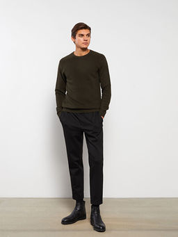 Bisiklet Yaka Erkek Triko Kazak