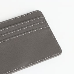 Картхолдер, на 3 карты, отделение для купюр, серый