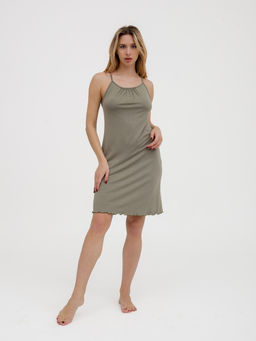 Ночная сорочка из вискозы Патриция-2 хаки - Амадэль фото 5