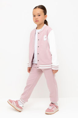 КР 400782/розовый лед брюки для дев