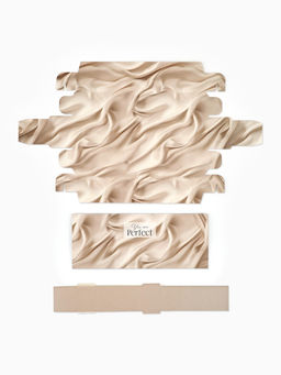 Цена за 5 шт. Коробка для конфет, кондитерская упаковка, 5 ячеек, «Ткань», 5×21×3.3 см