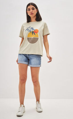 Футболка P412-06-810 beige - Fine joyce фото 6