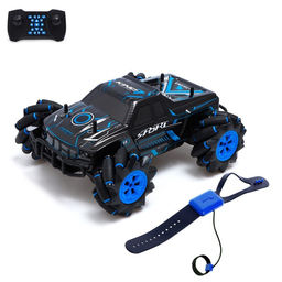 Джип радиоуправляемый Пикап, 4WD, управление жестами, работает от аккумулятора, цвет синий