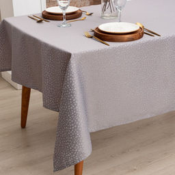 Скатерть Этель Grey цв.серый, 142*283 +/-3 см, 115 10 гр,100% п/э  фото 2