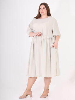 Платье светло-бежевое - Almond фото 3