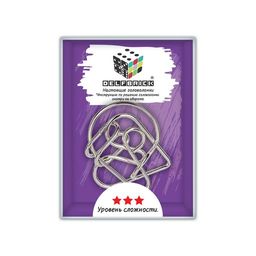 DELFBRICK DLM-40 Головоломка металлическая 1 шт Сердце 3 элемент