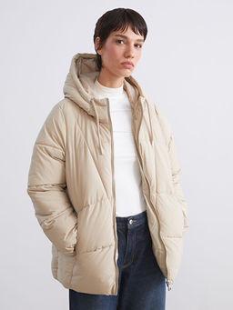 Kap??onlu Oversize Kad?n ?i?me Mont