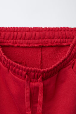 LABEL PLUSH JOGGING TROUSERS - Zara фото 4