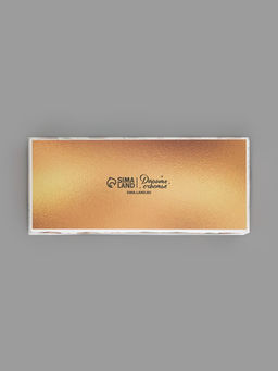 Цена за 5 шт. Коробка под 3 конфеты с ячейками «Золотые новогодние шары», 14.5×6×3 см