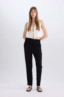 Belmando Harem Pantolon Cepli Normal Bel Basic Duz Paca - Defacto фото 2