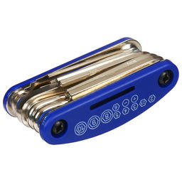 Мультиключ Dream Bike, 15 функций, сталь/пластик, цвет синий  фото 2